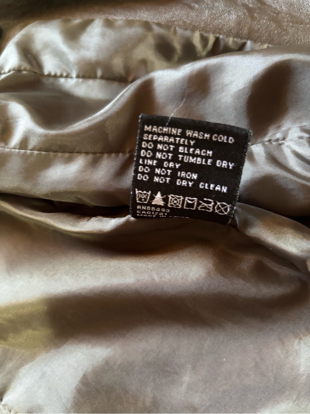blanc noir Women's Grey Leather  Moto Jacket Sz Small - Picture 5 of 14